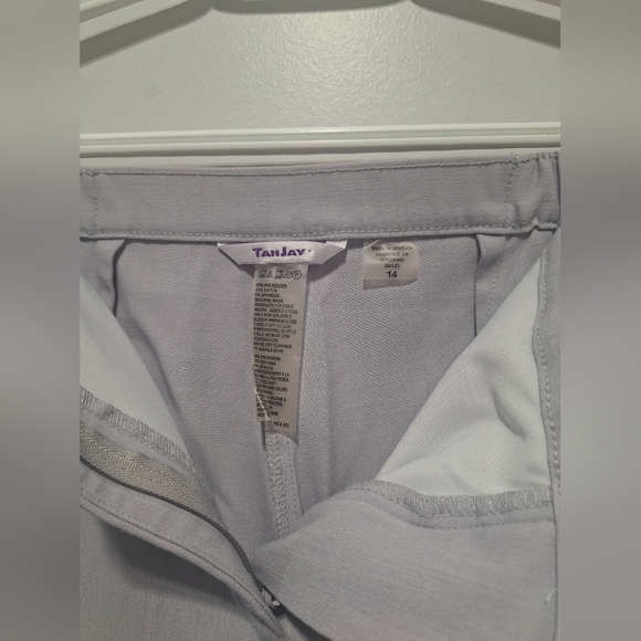 Tanjay Size 14 Light Gray Trousers Euc - Picture 3 of 3